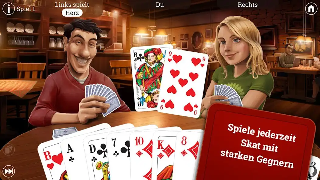 Play Skat HD  and enjoy Skat HD with UptoPlay