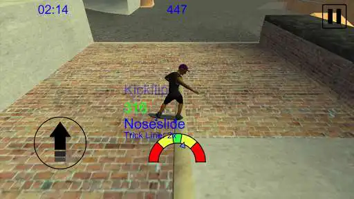 Play Skating Freestyle Extreme 3D as an online game Skating Freestyle Extreme 3D with UptoPlay