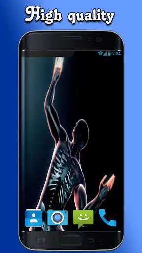 Play Skeleton Dance Live Wallpaper as an online game Skeleton Dance Live Wallpaper with UptoPlay