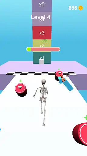Play Skeleton DNA Run 3D!  and enjoy Skeleton DNA Run 3D! with UptoPlay