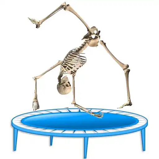 Run free android online Skeleton Ragdoll, Trampoline APK