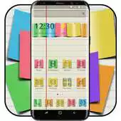 Free play online Sketch Notes Launcher Theme APK