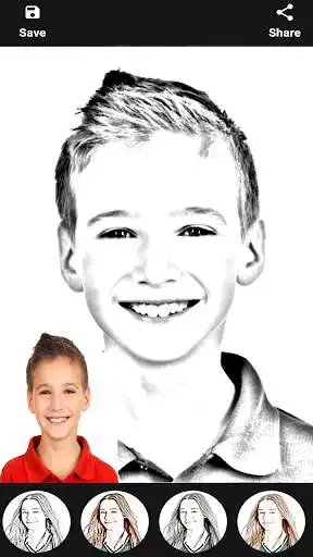 Play Sketch Photo Maker - Pencil Sketch as an online game Sketch Photo Maker - Pencil Sketch with UptoPlay