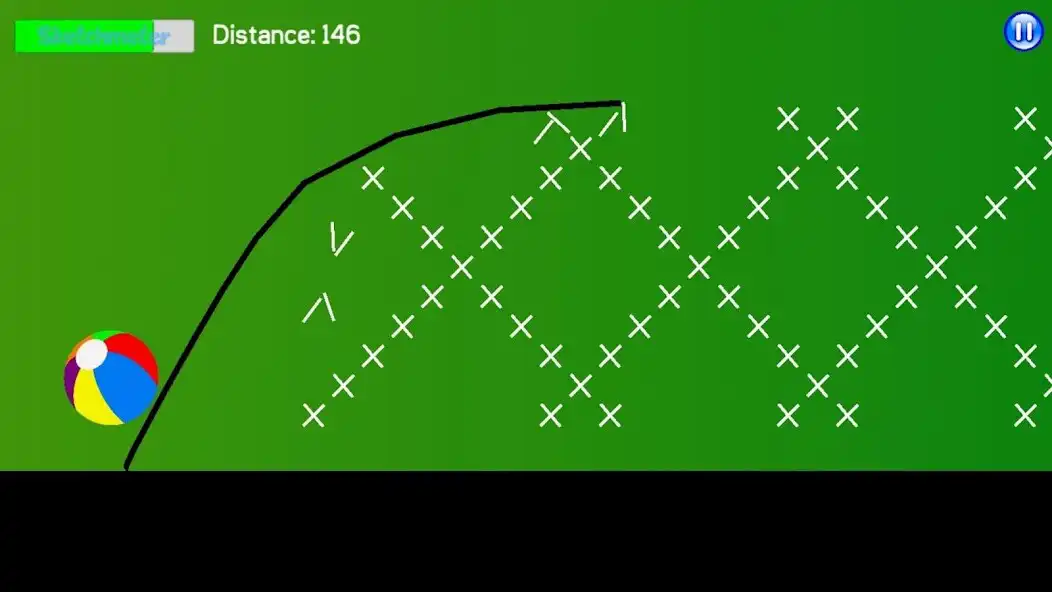 Play Sketch Sketch Bounce as an online game Sketch Sketch Bounce with UptoPlay