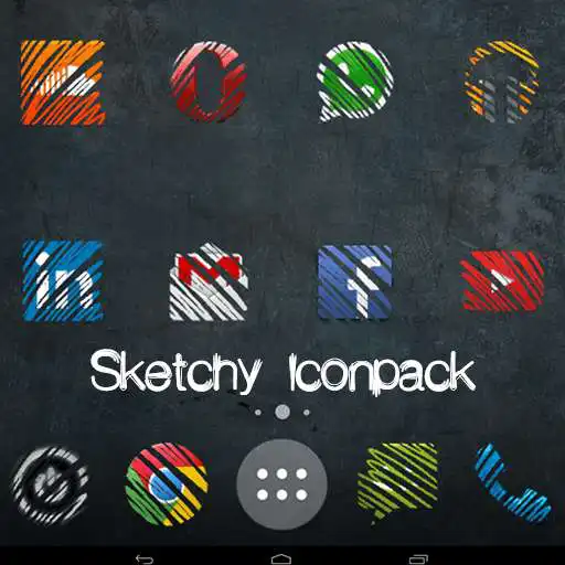 Free play online Sketchy icon pack Apex Nova  APK