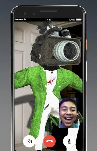 Play Skibidi Cameraman fake call as an online game Skibidi Cameraman fake call with UptoPlay