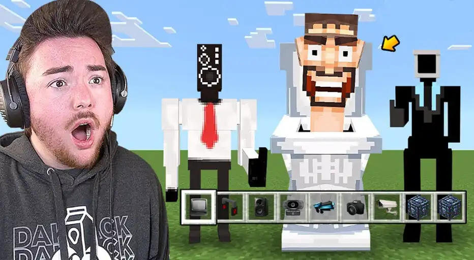 Play Skibidi Toilet Crafting as an online game Skibidi Toilet Crafting with UptoPlay