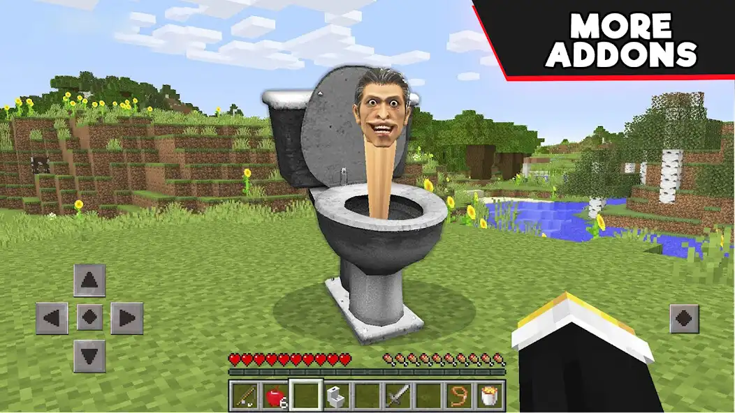 Play Skibidi Toilet Minecraft Mod as an online game Skibidi Toilet Minecraft Mod with UptoPlay