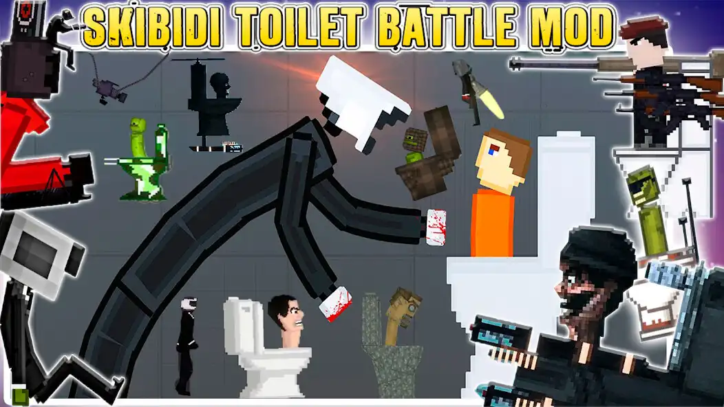 Play Skibidi Toilet Mod for Melon  and enjoy Skibidi Toilet Mod for Melon with UptoPlay