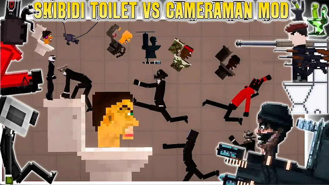 Play Skibidi Toilet Mod for Melon as an online game Skibidi Toilet Mod for Melon with UptoPlay