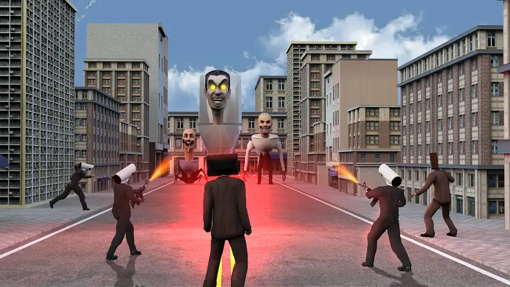 Play Skibidi Toilet Monster Fight as an online game Skibidi Toilet Monster Fight with UptoPlay