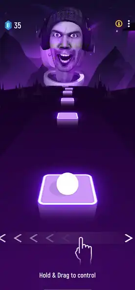 Play Skibidi Toilet Music Tiles Hop as an online game Skibidi Toilet Music Tiles Hop with UptoPlay