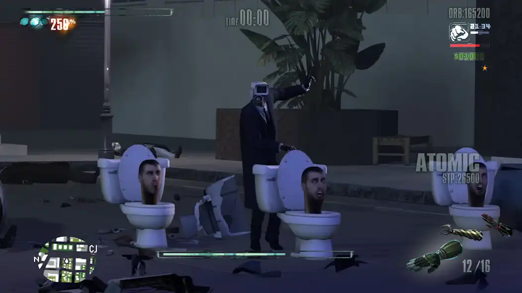 Play Skibidi Toilet Vs Cameraman Ai as an online game Skibidi Toilet Vs Cameraman Ai with UptoPlay