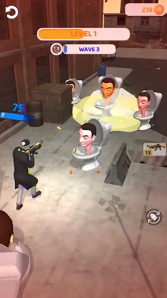 Play Skibidi War - Toilets Attack  and enjoy Skibidi War - Toilets Attack with UptoPlay