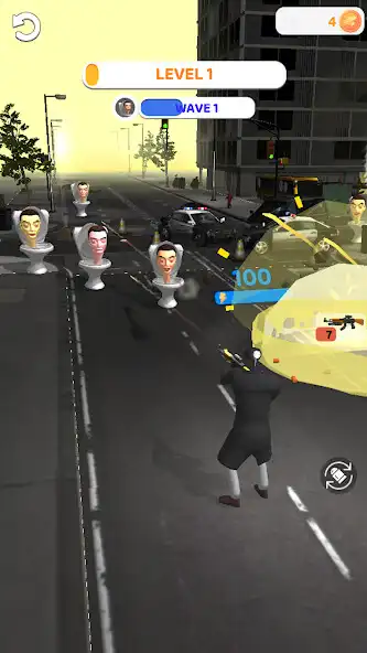 Play Skibidi War - Toilets Attack as an online game Skibidi War - Toilets Attack with UptoPlay