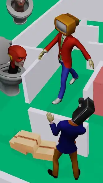 Play Skibi VS Camera: Hide N Seek as an online game Skibi VS Camera: Hide N Seek with UptoPlay