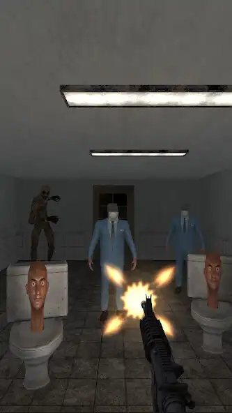 Play Skibydi Toilet: Horror Shooter  and enjoy Skibydi Toilet: Horror Shooter with UptoPlay