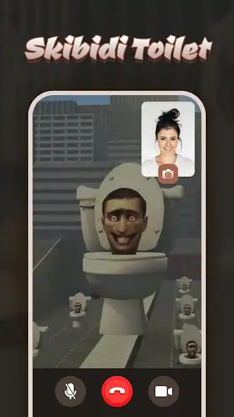 Play Skibydi Toilet Video Call as an online game Skibydi Toilet Video Call with UptoPlay