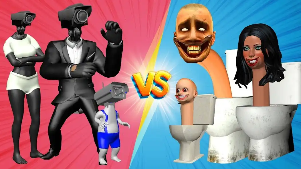 Play Skibydi Toilet vs Cameraman  and enjoy Skibydi Toilet vs Cameraman with UptoPlay
