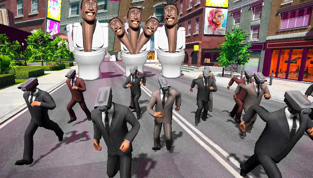 Play Skibydy Toilet vs cameraman  and enjoy Skibydy Toilet vs cameraman with UptoPlay