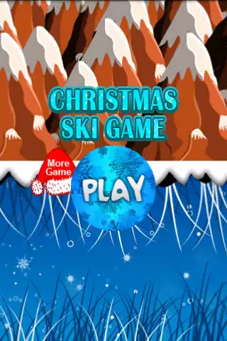 Play Ski Christmas Game as an online game Ski Christmas Game with UptoPlay