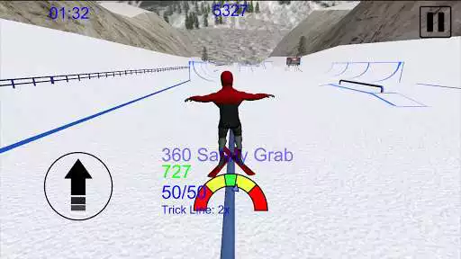 Play Ski Freestyle Mountain as an online game Ski Freestyle Mountain with UptoPlay