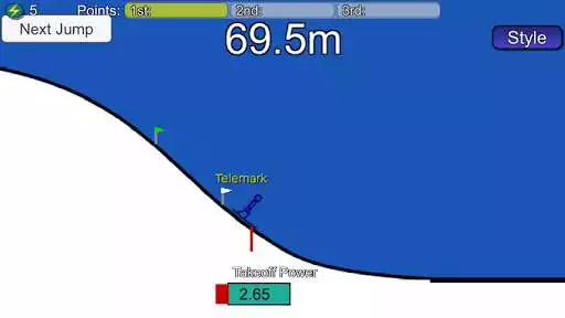 Play Ski Jump Masters as an online game Ski Jump Masters with UptoPlay