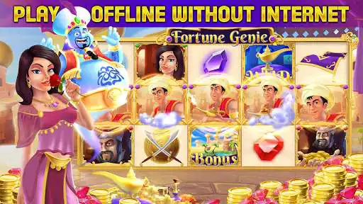 Play Skill Slots Offline - Slots Casino Game as an online game Skill Slots Offline - Slots Casino Game with UptoPlay