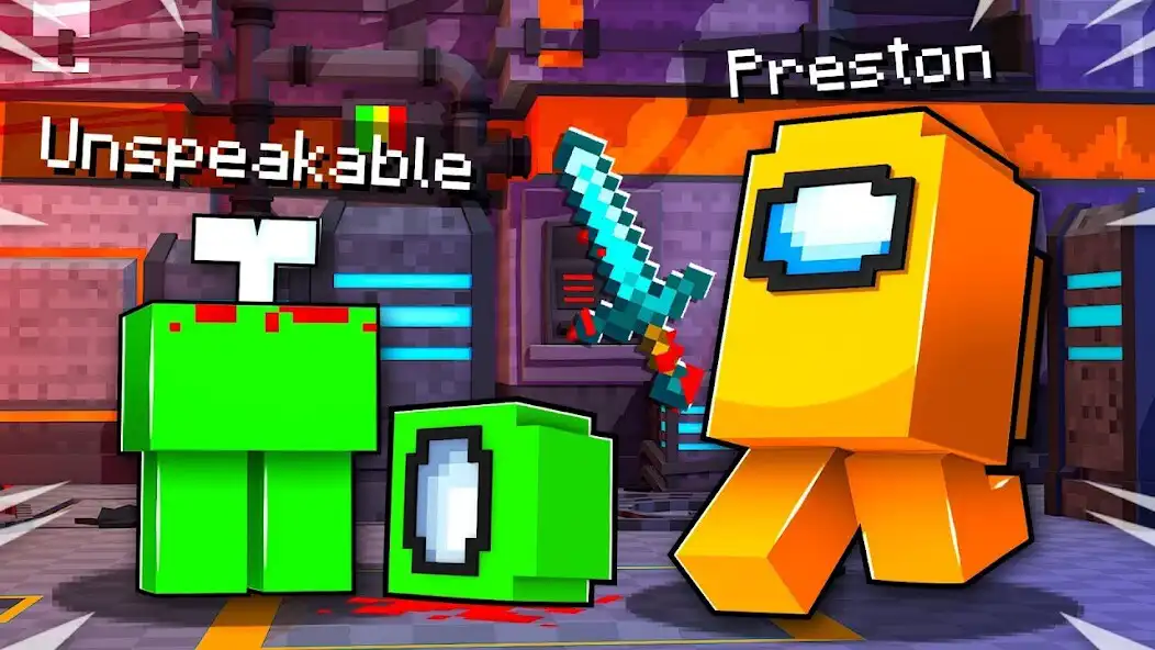 Play skin among us minecraft  and enjoy skin among us minecraft with UptoPlay