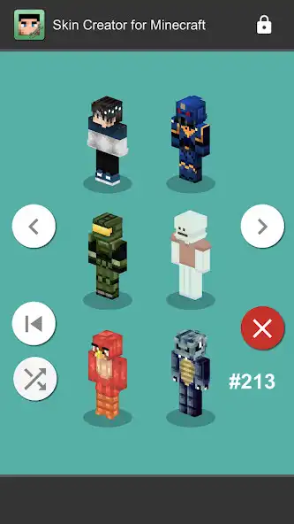 Play Skin Creator for Minecraft as an online game Skin Creator for Minecraft with UptoPlay