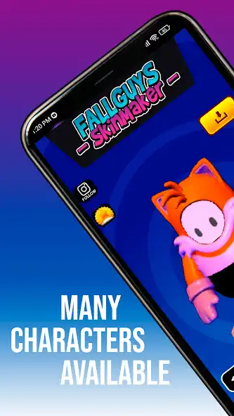 Play Skin Maker for Fall Guys as an online game Skin Maker for Fall Guys with UptoPlay