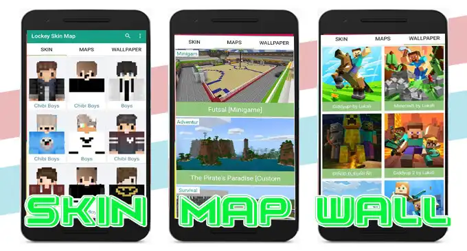 Play Skin Map For Minecraft MCPE  and enjoy Skin Map For Minecraft MCPE with UptoPlay