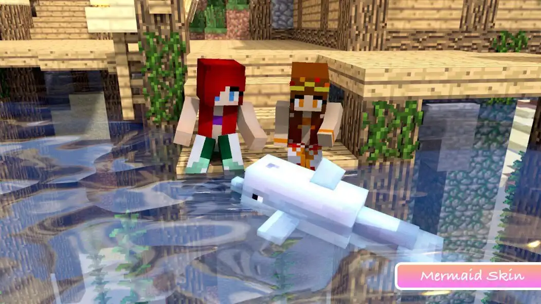Play Skin Mermaid Minecraft  and enjoy Skin Mermaid Minecraft with UptoPlay