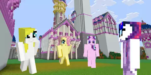 Play Skin My Little Pony for Minecraft as an online game Skin My Little Pony for Minecraft with UptoPlay