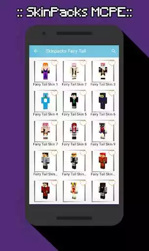 Play SkinPacks fairytail for Minecraft as an online game SkinPacks fairytail for Minecraft with UptoPlay