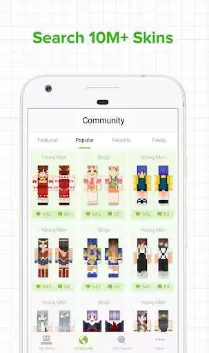 Play Skinseed for Minecraft  and enjoy Skinseed for Minecraft with UptoPlay