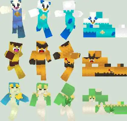 Play Skins Pokemon FireRed for Minecraft!