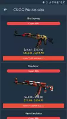 Play Skins prices for CS:GO