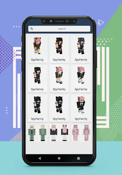 Play Skin SPY Family For Minecraft as an online game Skin SPY Family For Minecraft with UptoPlay