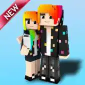 Free play online Skins Youtubers MineWorld APK
