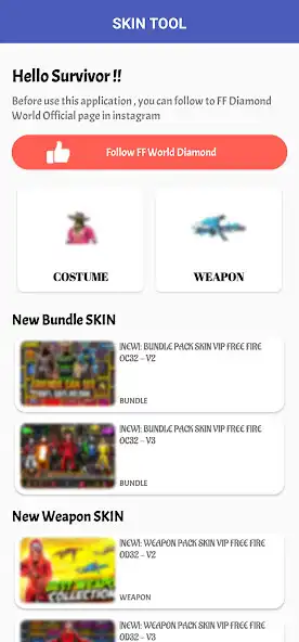 Play Skin Tools Config FFF Pro  and enjoy Skin Tools Config FFF Pro with UptoPlay