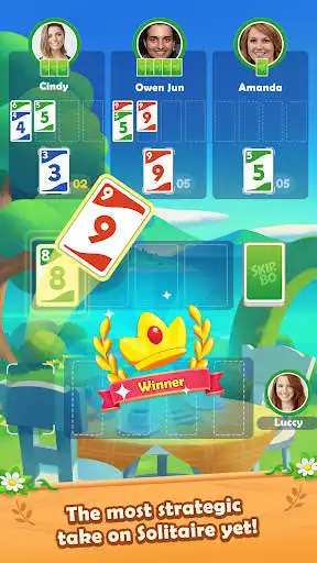Play Skip-Bo as an online game Skip-Bo with UptoPlay