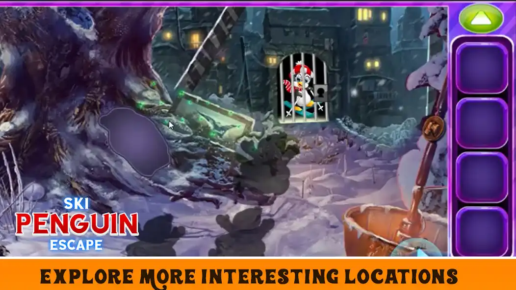 Play Ski Penguin Escape as an online game Ski Penguin Escape with UptoPlay