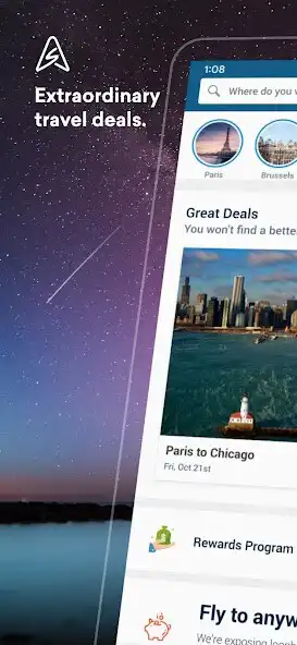 Play Skiplagged - Exclusive Flights  and enjoy Skiplagged - Exclusive Flights with UptoPlay