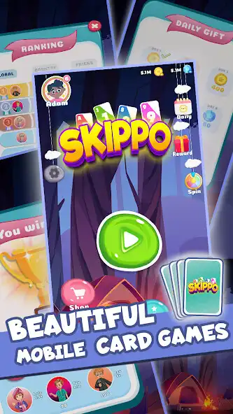 Play Skippo - Card Games as an online game Skippo - Card Games with UptoPlay