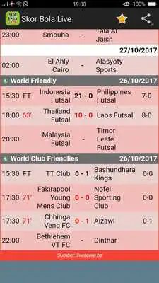 Play Skor Bola Langsung (Live)