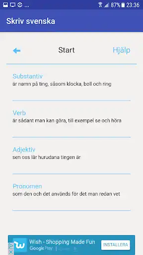 Play Skriv svenska as an online game Skriv svenska with UptoPlay