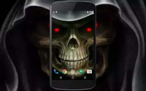 Play Skull 3D Live Wallpaper