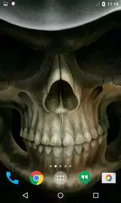 Play Skull 3D Live Wallpaper