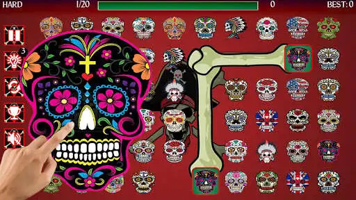 Play Skull Art Sugar Tattoo Line - Onet Connect Match as an online game Skull Art Sugar Tattoo Line - Onet Connect Match with UptoPlay